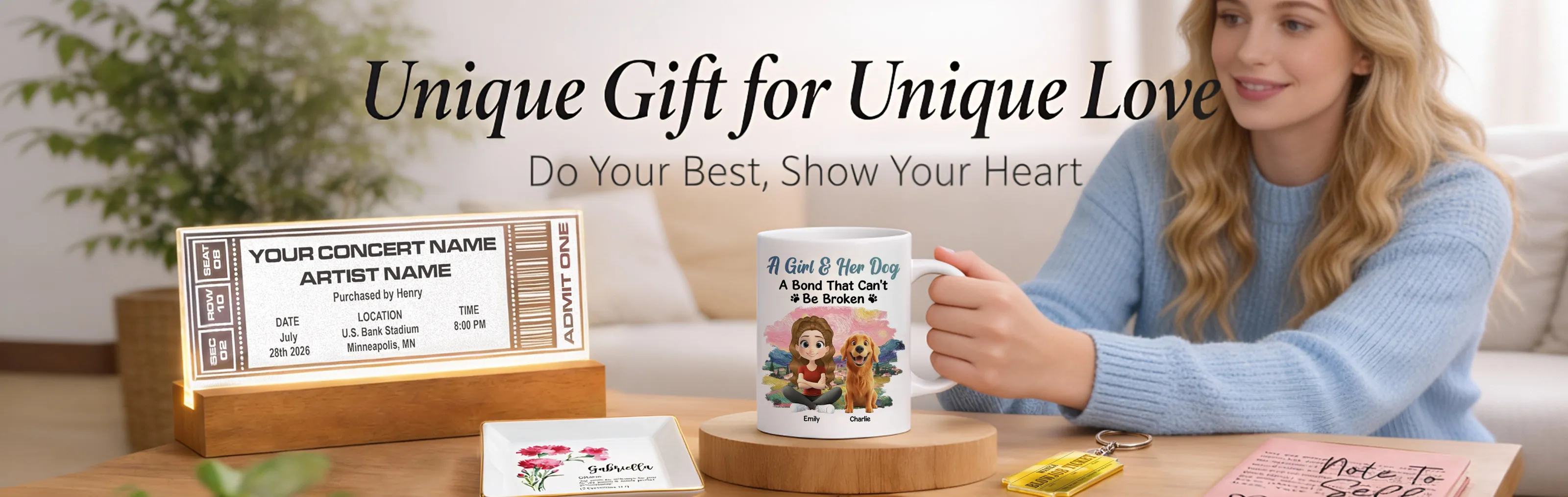 Gifts as Unique as They Are